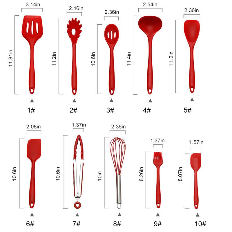 Utensílios para cozinha de silicone - All Essentials