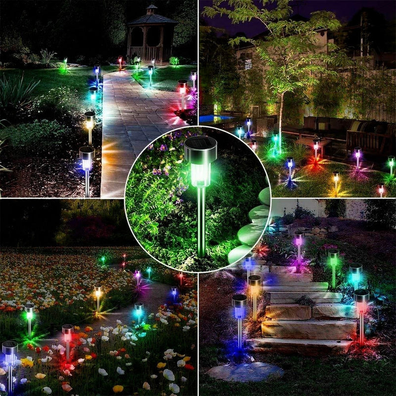 Lâmpada LED Solar À Prova D'água Para Jardim - All Essentials