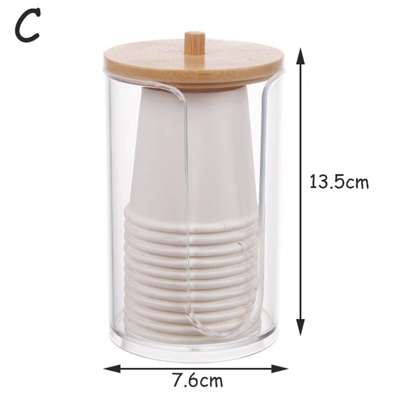 Potes Organizadores para Cotonetes e Algodão - All Essentials