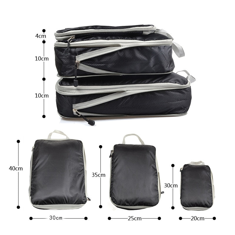 Conjunto de bolsas organizadoras para viagem - All Essentials